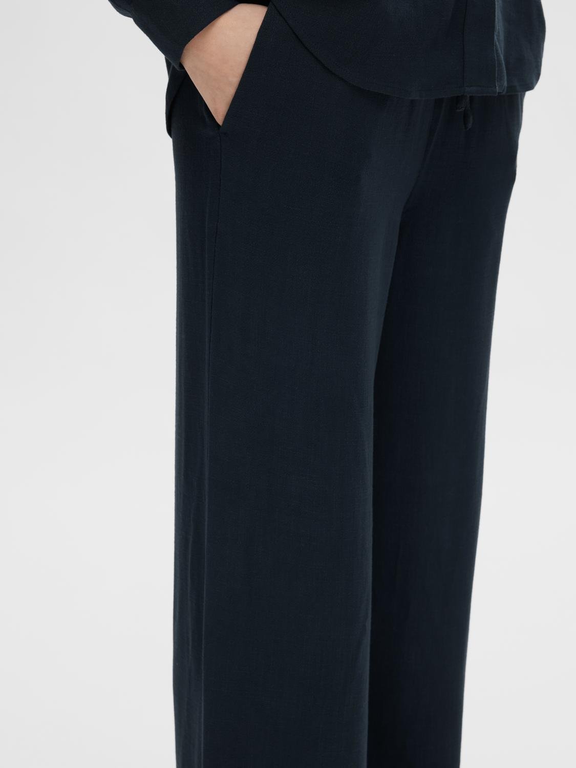 SLFVIVA-GULIA Pants - Dark Sapphire